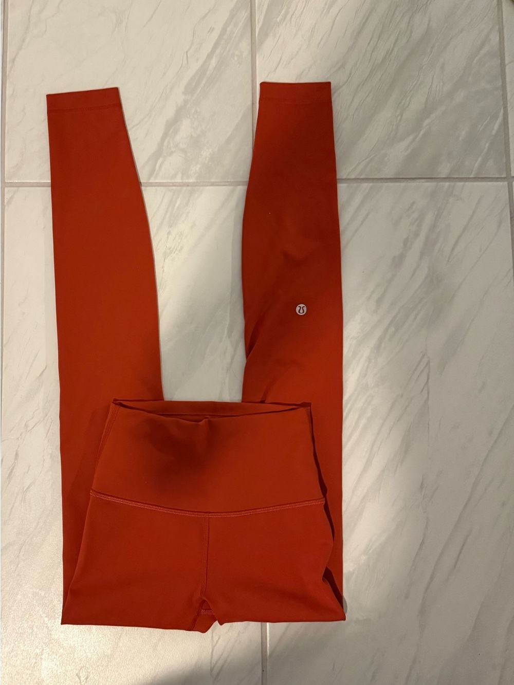 Lululemon size 2 burnt orange leggings